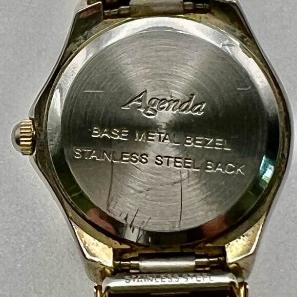 AGENDA Ladies Petite Watch Silver Gold Working - Picture 7 of 7